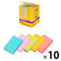 スリーエム（3M） ポストイット ポップアップふせん 付箋 強粘着 詰替用 75×50mm マルチカラー5色 1箱（5冊）×10