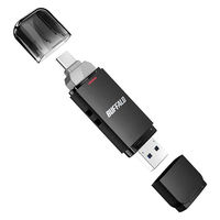 バッファロー USB3.2 TypeーC/Aスティック型SSD 250GB ブラック SSD-SD250U3-BA 1個