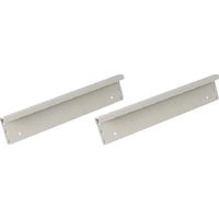 トラスコ中山 TRUSCO TUG200型軽中量棚用 下段開放用側当たりD600セット 2本入 TUG200-SBGL2 1セット(2本)（直送品）