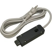 明工社 明工 15Aコンセントバー用コネクター(VCTF3m 接地プラグ付) ME8101TJ3 1個 414-7009（直送品）