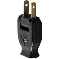 明工社 明工 ムービープラグ(黒) MP7004B 1個 416-2710（直送品）