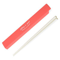 合同会社ビランク 箸箱セット FIG 18cm 箸&ケース レッド 479840 1個（直送品）