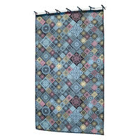 トモ・コーポレーション カーテン ペルシャタイル 約105×178cm 413485 1個（直送品）