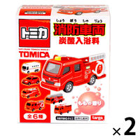 トミカ消防車両 炭酸入浴料 ももの香り 1セット（1箱×2） タルガ