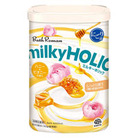 入浴剤 にごり湯 バスロマン ミルキーホリック ハニー×ピオニーの香り クリーミーイエローの湯色 600g 1セット（1個×4） アース製薬