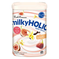 入浴剤 にごり湯 バスロマン ミルキーホリック フィグ×バニラの香り クリーミーホワイトの湯色 600g 1セット（1個×2） アース製薬