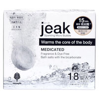 薬用 重炭酸 ジーク jeak 機能性入浴剤 1箱（18錠） 紀陽除虫菊