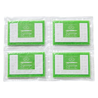 サンサンスポンジ 圧縮 4個セット グリーン 1パック ダイニチ・コーポレーション