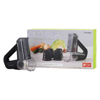 サンコー 本格千切りキャベツも作れる電動スライサー「オロスラ」 YKMC25HWH 1台