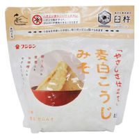 富士甚醤油 ジップ味噌 麦白こうじみそ 450g 1個 使いやすいジップ付き味噌 コンパクト フジジン