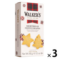 クリスマス カジュアルギフト フェスティブシェイプ ショートブレッド #1548 1セット（1個×3）