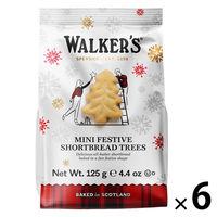 クリスマス カジュアルギフト ミニショートブレッド　クリスマスツリー #1090 1セット（1個×6）