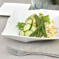 金正陶器 フリースタイル白オリメ(中) g-2346-14 1個（直送品）