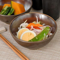 金正陶器 ブロンズ12cmボール g-2347-07 1セット(6個)（直送品）