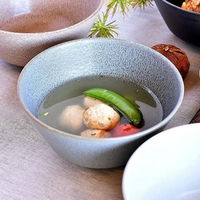 金正陶器 キュイジーヌ グレージュブルー小丼 g-2501-06 1個（直送品）