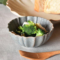 金正陶器 ロータス10cmボウル グレー ichi-0014 1セット(10個)（直送品）