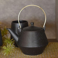 金正陶器 フラスタム土瓶ミニ(黒) sin-0005 1個（直送品）