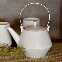 金正陶器 フラスタム土瓶ミニ(白) sin-0006 1個（直送品）