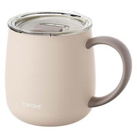 CAROTE（カローテ） マグカップ 蓋付 保冷保温 400mL ミルクティー NM-5162 1個 LIV PLUS