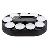 回転寿司 レーン ブラック お皿 10枚付 LD-349 1個 リバティコーポレーション