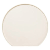 半月盆 クラシック エクリュ R0588-B 1枚 滑り止め付 お盆 ノンスリップトレー 食洗機対応 ライズクリエイション