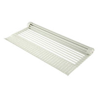 水切りラック グレージュ Y0735-greige 1個 耐荷重18kg シリコン カット可能 ライズクリエイション