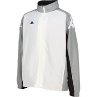 Kappa(カッパ) サッカー アウター ウィンドジャケット L ホワイト 244908 1枚（直送品）