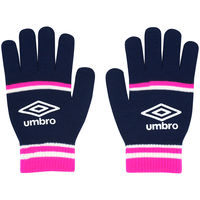 umbro(アンブロ) サッカー 手袋 ニットグローブ F ネイビー×ピンク UUAYJD54 1セット（2双）（直送品）