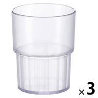 ココタンブラー クリア 1セット（10個入×3）260cc 食洗機対応 電子レンジ使用可能 スタッキング可 樹脂製コップ マイン