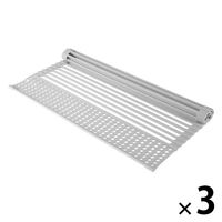 水切りラック ライトグレー Y0735-lightgray 1セット（1個×3）耐荷重18kg カット可能 ライズクリエイション