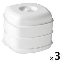 レンジ用せいろ 2段 R0610 1セット（1個×3）レンジ調理 時短 食洗機可能 ライズクリエイション