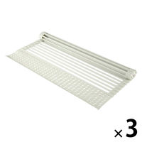 水切りラック グレージュ Y0735-greige 1セット（1個×3） 耐荷重18kg カット可能 ライズクリエイション