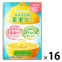 グミ 食べきりサイズ 機能性表示食品 果実グミ レモンソーダ味 40g 1セット（1個×16）