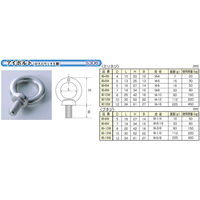 ひめじや アイボルト ロストワックス製 IBー10W ブネジ 金具 1100100013390 1個（直送品）