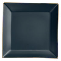 宮本産業 プレート 14cm エッジライン 角皿 ネイビー 341684 1個（直送品）