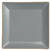 宮本産業 プレート 14cm エッジライン 角皿 グレー 341685 1個（直送品）