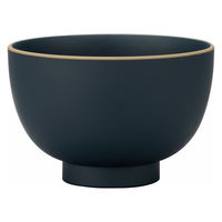 宮本産業 汁椀 370ml エッジライン ネイビー 341692 1個（直送品）