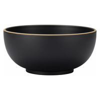 宮本産業 麺鉢 1.5L エッジライン 麺どんぶり ブラック 341702 1個（直送品）