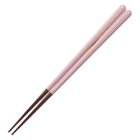 イシダ 箸 23cm KAKEHASHI NATURA アベニール 先角 木製 天然木 日本製 ピンク 358993 1個（直送品）