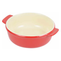 パール金属 グラタン皿 15cm 丸型 深型 陶磁器 384898 1個（直送品）