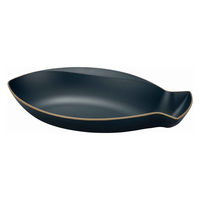 宮本産業 ボウル 27cm エッジライン サカナボウル ネイビー 394628 1個（直送品）