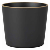 宮本産業 そば猪口 230ml エッジライン 麺猪口 ブラック 394642 1個（直送品）