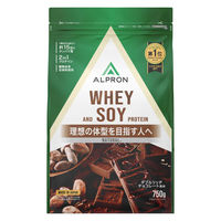 ホエイ＆ソイプロテイン　ダブルリッチチョコ風味　1袋（750g）　アルプロン　ALPRON