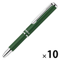 ゼブラ SLF1 mini N アースカラー グリーン 油性ボールペン BA55ーECーG 1セット（1本×10）