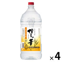博多の華 麦 25度 4L 1セット（1本×4） 麦焼酎 福徳長酒類