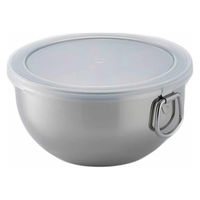 下村企販 フタ付きボール 14cm ママクック ステンレス 日本製 391544 1個（直送品）