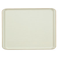 宮本産業 トレー 27.5x36cm エッジライン ランチョンマット ホワイト 394643 1個（直送品）