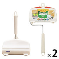コロコロ フロアクリンＳ 本体 1セット（1本×2） ニトムズ 【ケース付本体】【幅160mm用】【短柄】