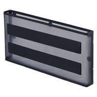 リヒトラブ マグネットポケット  横　A4　黒　 1個