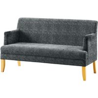 【軒先渡し】オリバー PD ラウンジソファ 木製 2人掛 幅1400mm ダークグレー PD・SF-003・NB・LC・DGR 1台（直送品）